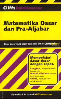 CliffsQuickReview matematika dasar dan pra-Aljabar