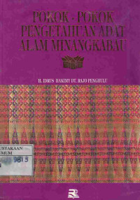 Pokok-pokok Pengetahuan Adat Alam Minangkabau