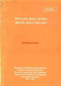 Wulang Basa Sunda Jeung Basa Melayu